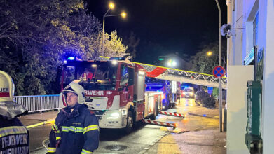 Kellerbrand in der Gröhrmühlgasse / Foto: Presseteam d. FF Wr. Neustadt