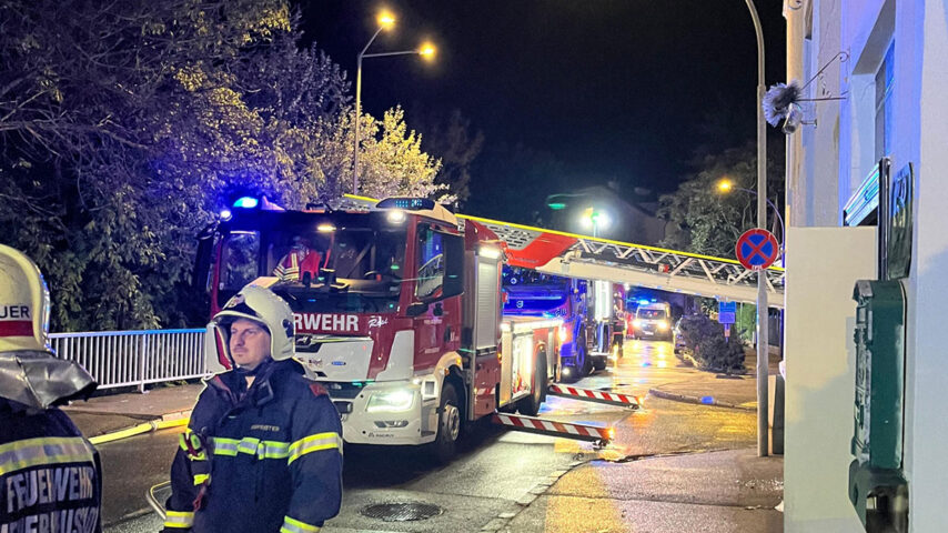 Kellerbrand in der Gröhrmühlgasse / Foto: Presseteam d. FF Wr. Neustadt